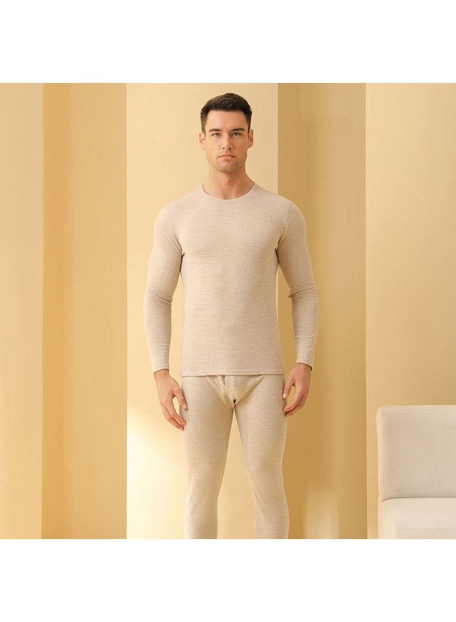 New Thermal Underwear Set Autumn And Winter Men's And Women's Autumn Clothes And Long Pants Wool Silk Inner Wear