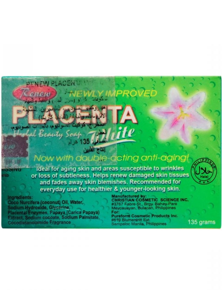 PUREFORM Renew Placenta White Soap For Body 135 Gm  - Image 2