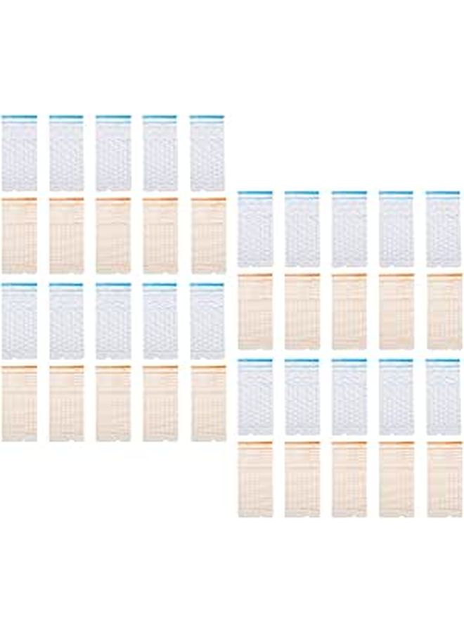 Universal Double Sided Time Card Paper 190 Sheets For Employee Attendance Weekly Monthly - Image 1