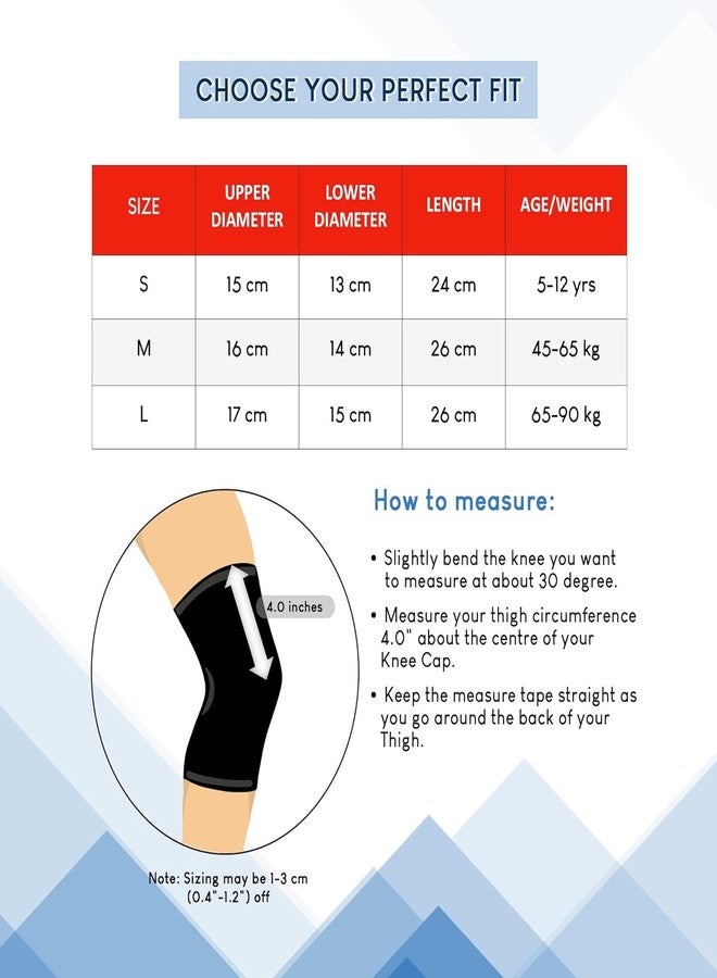 Rexez Extra Thick Protective Knee Pads for Men Women, Anti-Slip Collision Avoidance Kneepads with Thick EVA Foam, Knee Pain Pads Safety Guard for Running, Dancing, Gym - 1 Pair (Medium) - Image 3