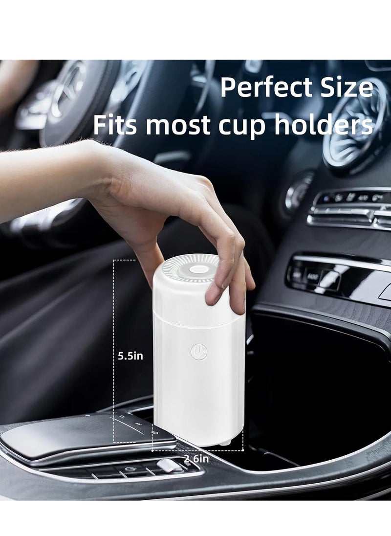 KASTWAVE - Car Diffuser, Aromatherapy Diffusers for Essential Oils, USB Mini Cool Mist Scent Air Humidifier with 7 Led Color Changing Light for Car Home Room Office Bedroom - Image 1