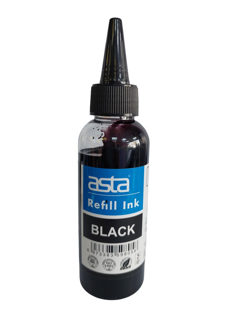 Asta 4-Piece Refill Ink Cartridge(HP/EPSON/CANON) 4 X 100ml Multicolor - Image 5