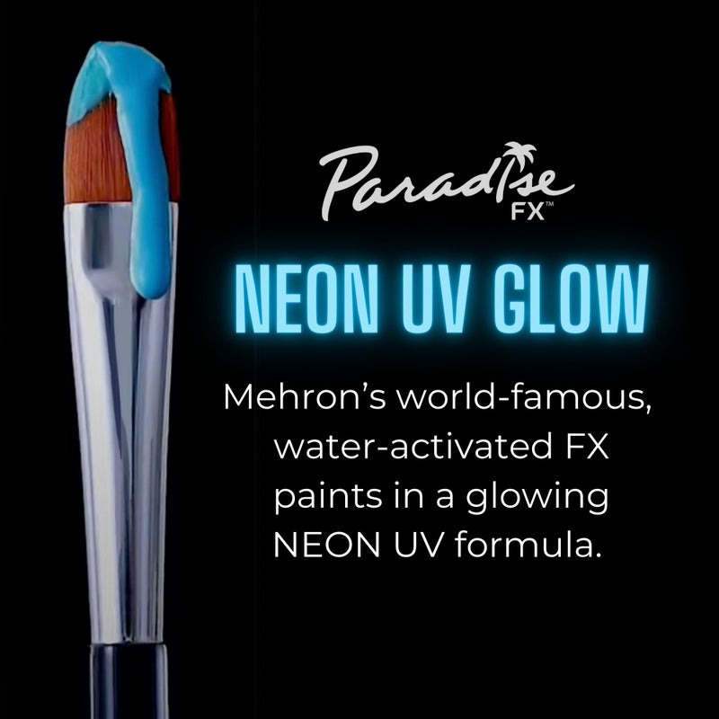 Mehron Paradise FX UV Neon Glow â€“ Neon UV Celestial 1.4 oz | Water Activated Black Light UV Paint for Raves, Costumes, SFX, Halloween, Stage, Theater & Cosplay - Image 3