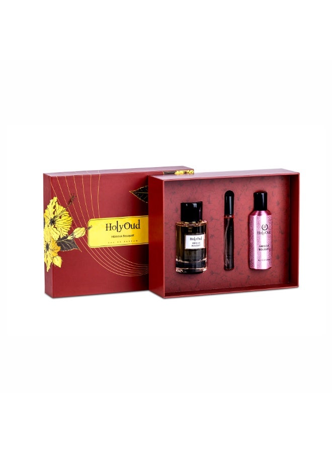 Holy Oud Hibiscus Bouquet EDP Unisex 100ML Set - Image 2