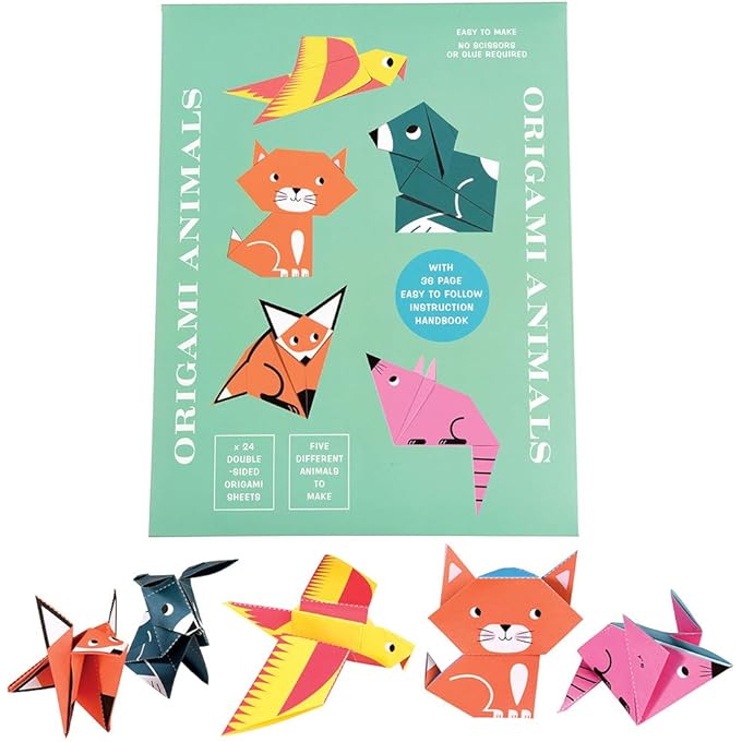 Rex London Children's Origami Kit - Animals