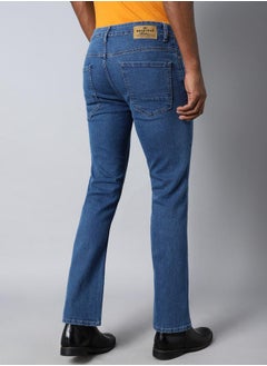 HIGH STAR Mid Rise Regular Fit Jeans by Styli  - Image 4
