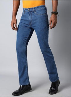HIGH STAR Mid Rise Regular Fit Jeans by Styli  - Image 3