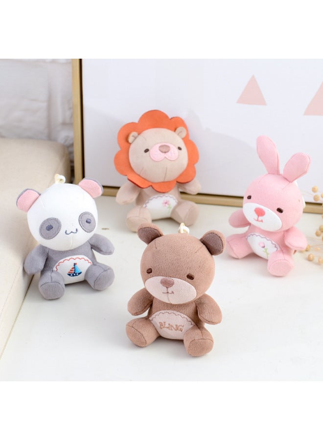 Soft Plush Dolls Toys Cute Cartoon Characters Various Styles Available Suitable For Children's Playtime Gifts-Color:5 Inch Jelly Beans-coffee-Height:See Description On Detail - Image 3