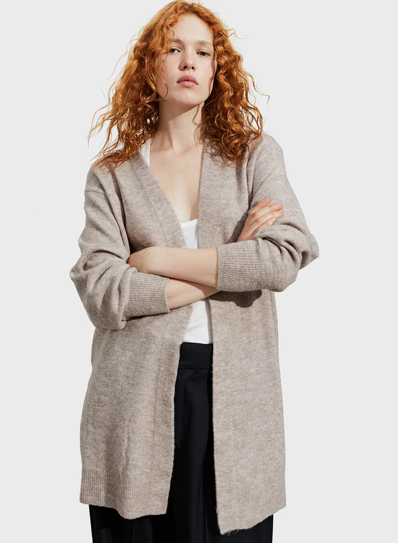H&M Knitted Longline Cardigan