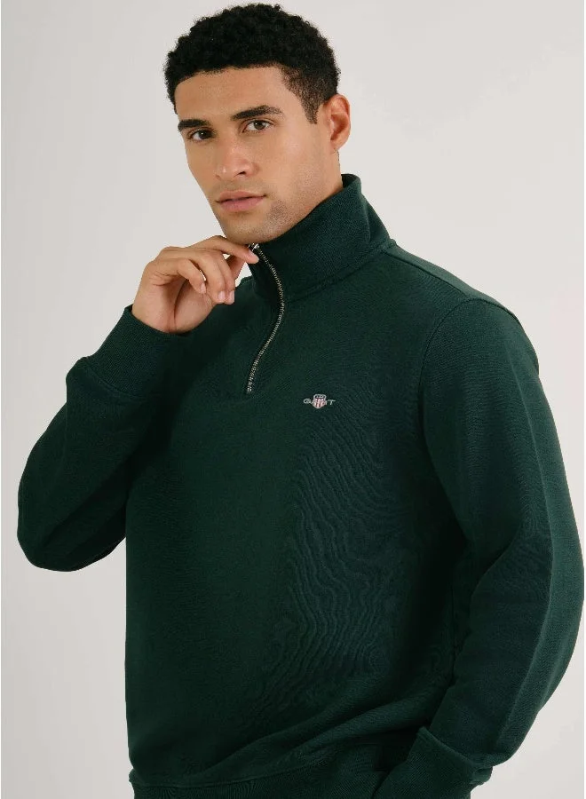 GANT  Gant Shield Half-Zip Sweatshirt for Men | Best Price UAE
