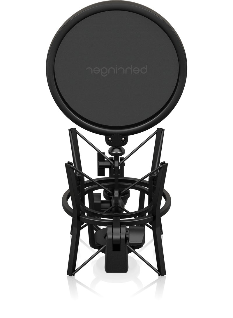 behringer SMP1000 Heavy-Duty Shock Mount with Detachable Pop Filter - Image 3
