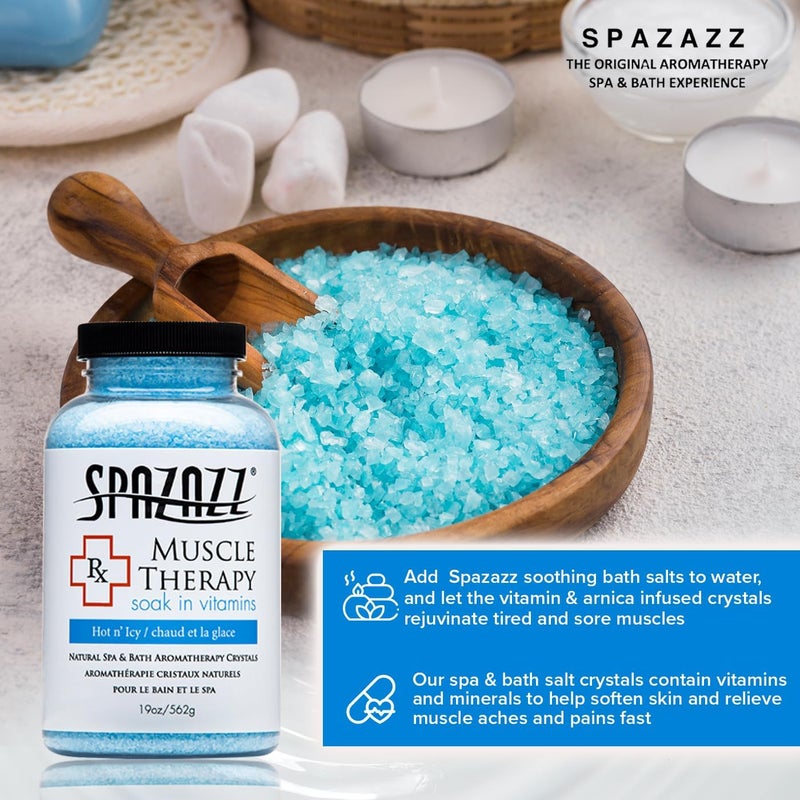 Spazazz Crystals RXTherapy Collection Muscle Therapy Hot n Icy - Image 4