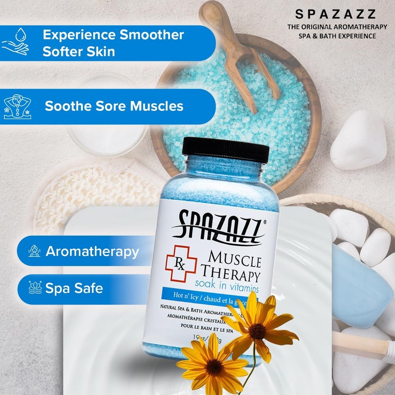 Spazazz Crystals RXTherapy Collection Muscle Therapy Hot n Icy - Image 3