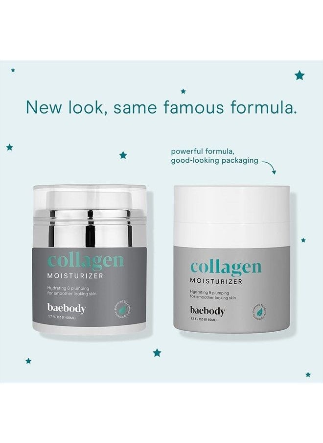 Baebody - Critically Acclaimed Plant-Based Booster Collagen Cream for Face - Vegan Collagen Moisturizer, Anti-Aging Wrinkle Cream for Women and Men, 1.7 fl oz - Image 1