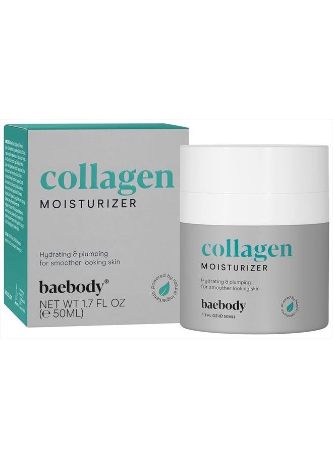 Baebody - Critically Acclaimed Plant-Based Booster Collagen Cream for Face - Vegan Collagen Moisturizer, Anti-Aging Wrinkle Cream for Women and Men, 1.7 fl oz - Image 1