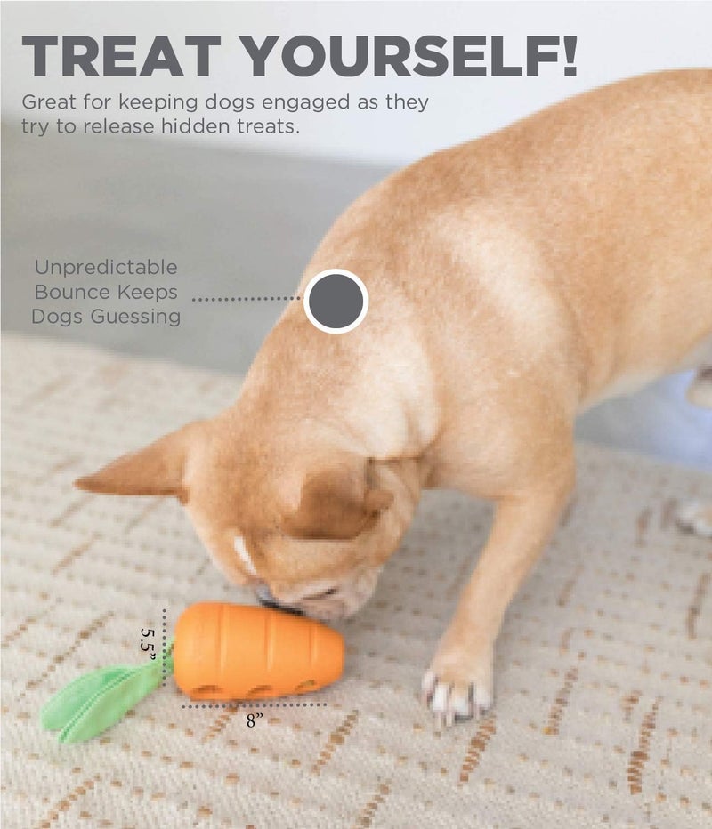 Petstages Carrot Stuffer Treat-Dispensing Interactive Dog Toy - Image 4