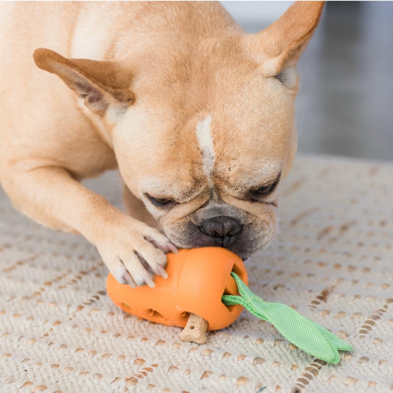 Petstages Carrot Stuffer Treat-Dispensing Interactive Dog Toy - Image 2