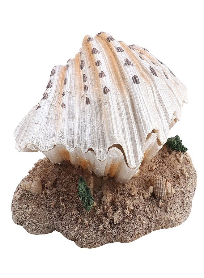 Mrisata Aquarium Decoration Coral Reef Aerating Action Ornament Fish Shell Pearl Bubbler Decoration Shell Pearl Air Stone Bubble Decor for Fish Aerating, Shell Pearl Decor - Image 3