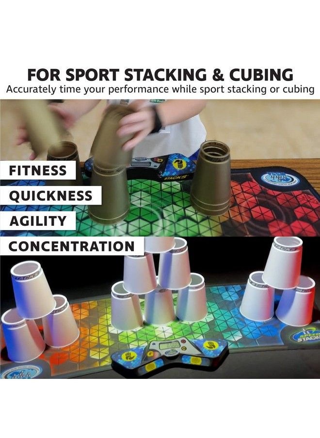 SPEED STACKS - ; G5 Stackmat (Timer And Mat) ; Accuracy To 0.001 Seconds Batteries Included ; Endorsed By Sport Stacking And Cubing Associations - Image 1