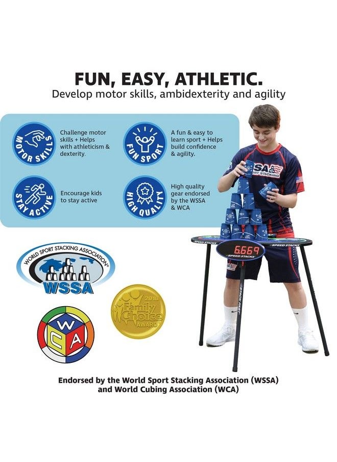SPEED STACKS - ; G5 Stackmat (Timer And Mat) ; Accuracy To 0.001 Seconds Batteries Included ; Endorsed By Sport Stacking And Cubing Associations - Image 1