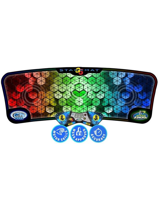 SPEED STACKS - ; G5 Stackmat (Timer And Mat) ; Accuracy To 0.001 Seconds Batteries Included ; Endorsed By Sport Stacking And Cubing Associations - Image 1