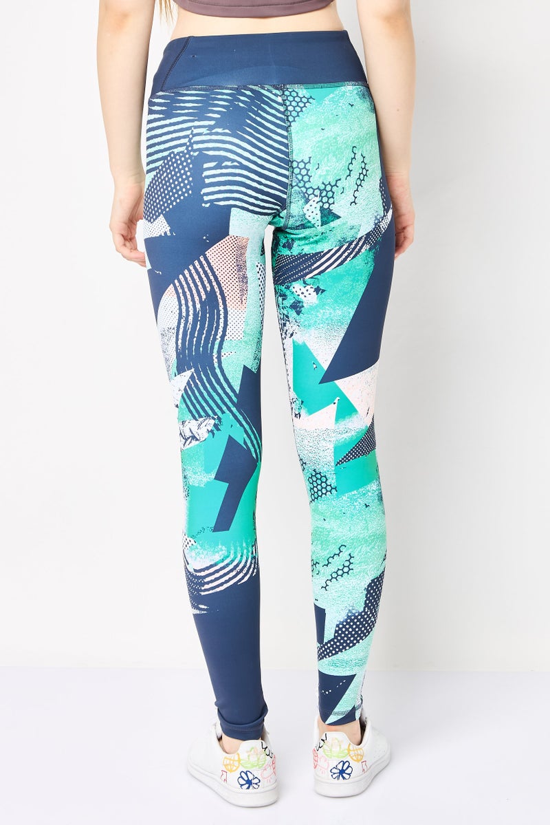 PUMA Women Sportswear Fit Pull On Training Leggings, Multicolor - Image 4