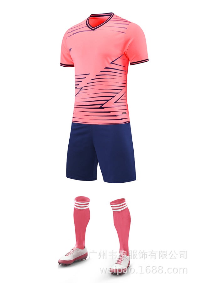 Light Pink Short Sleeve Football Jersey - Image 1