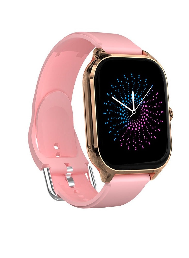 H9 Smart Watch, HD Screen Bluetooth Voice Call Smart Wrist Watch With Magnetic Charging, Lightweight Sleep Monitoring Sports Watch With Multiple Sports Modes, (1pc, Pink) - Image 1