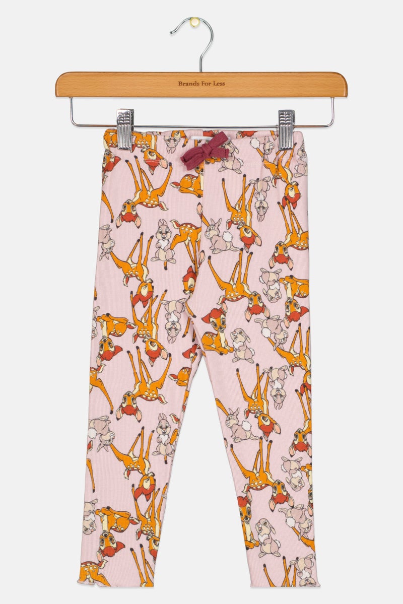 NAME IT Toddlers Girl Graphic Print Pants, Multicolor - Image 1