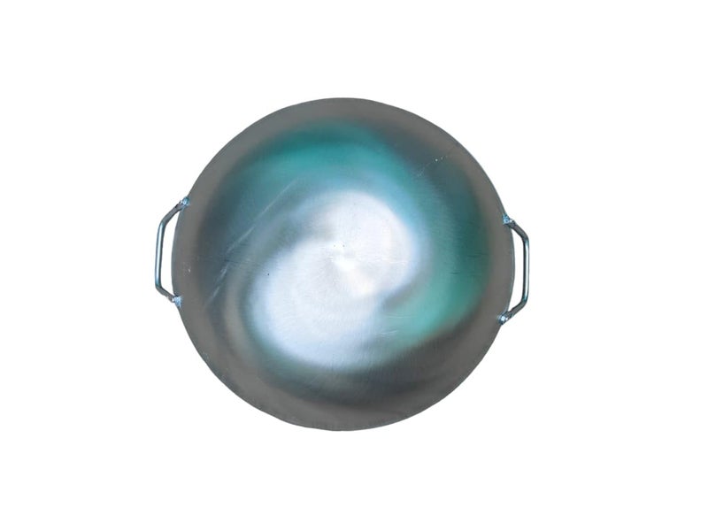AS مقلاة صينية من الحديد النقي اللامع مع مقبض أنيق، ووك، كاداي تشاومين (16 بوصة 40 سم) - Image 5