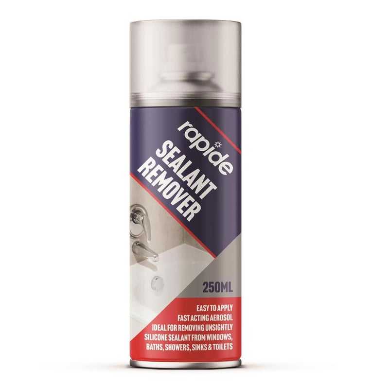 eliz Rapide Sealant Remover Aerosol Spray 250ml - Softens and Releases Sealant to Ease Removal Prior to Re-Sealing Baths, Toilets, Sinks, Showers and Windows Perfect Solution for Projects - Image 4
