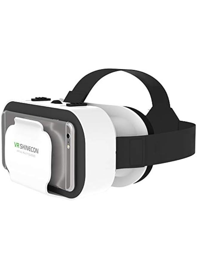 نظارات الواقع الافتراضي ثلاثية الأبعاد مزودة بسماعات متوافقة مع جميع الهواتف الذكية لمشاهدة الأفلام وألعاب الفيديو - Image 1