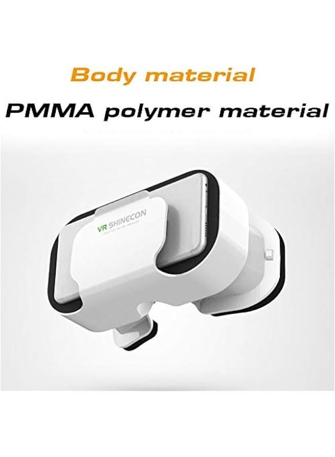نظارات الواقع الافتراضي ثلاثية الأبعاد مزودة بسماعات متوافقة مع جميع الهواتف الذكية لمشاهدة الأفلام وألعاب الفيديو - Image 4