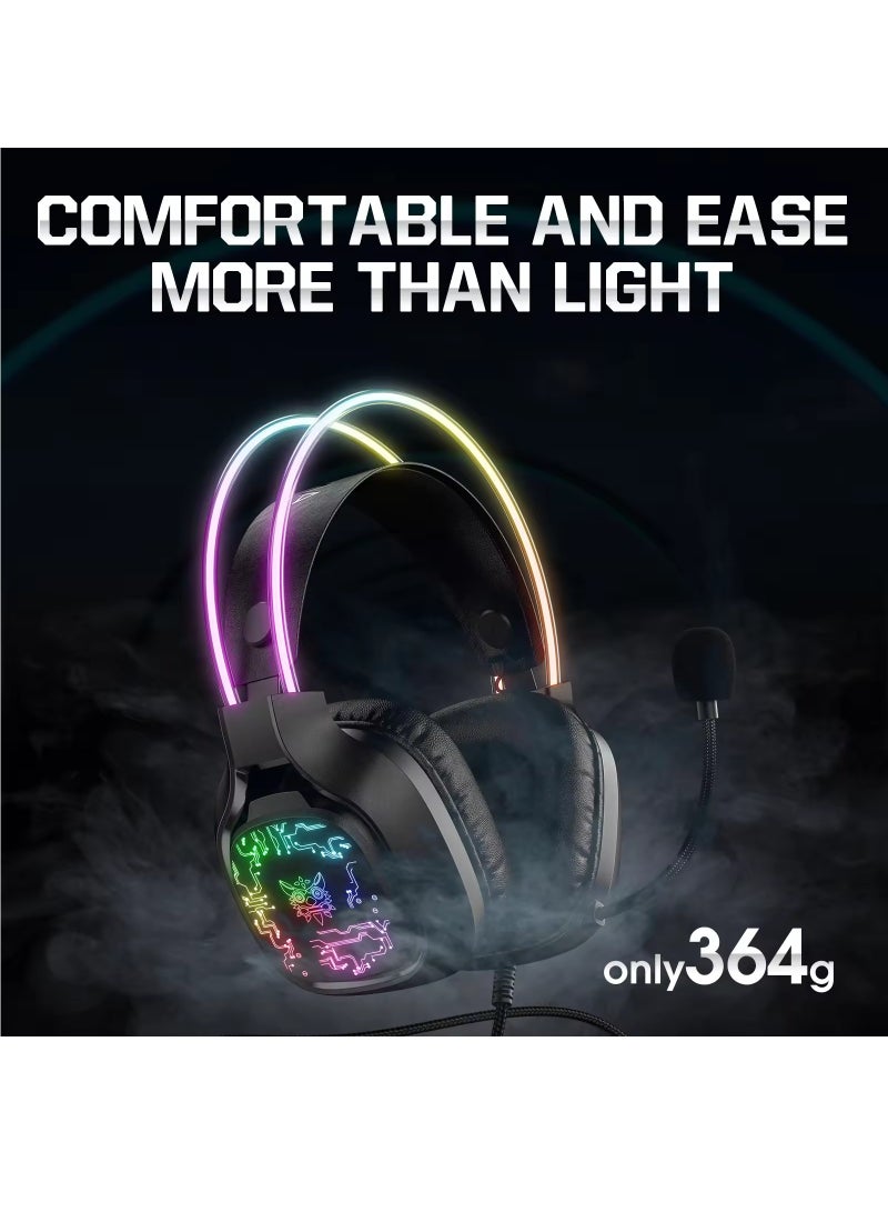 onikuma X22 E-sports Headset Computer Gaming Microphone Headset  - Image 5