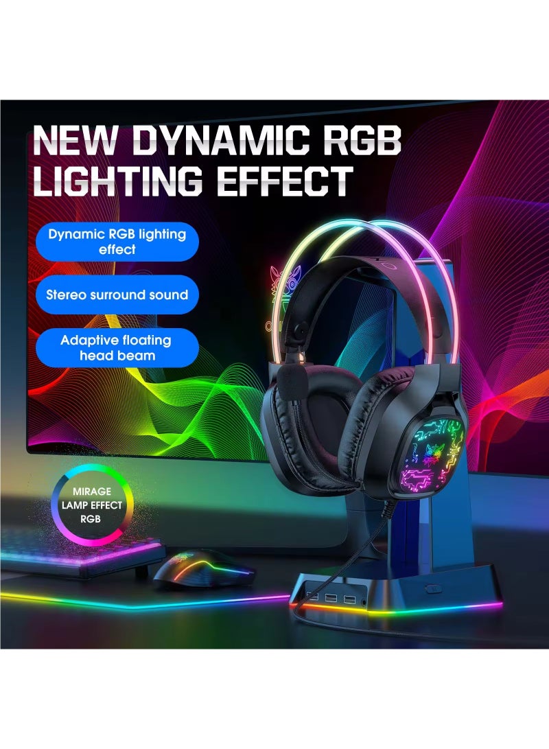 onikuma X22 E-sports Headset Computer Gaming Microphone Headset  - Image 3