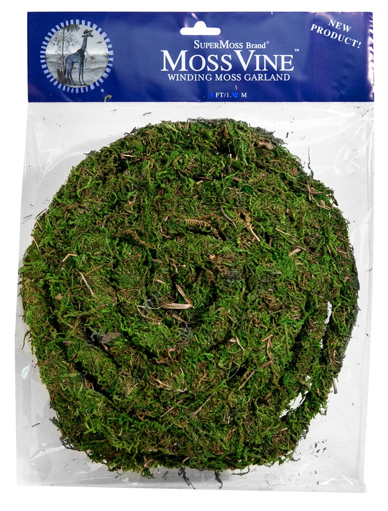 SuperMoss (22711 MossVine Decorative Garland | Preserved Mountain Moss for Home, Wedding, and Garden Decor | Bendable Greenery for Crafts, Centerpieces, Topiaries, and Floral Arrangements, 12 Ft - Image 5