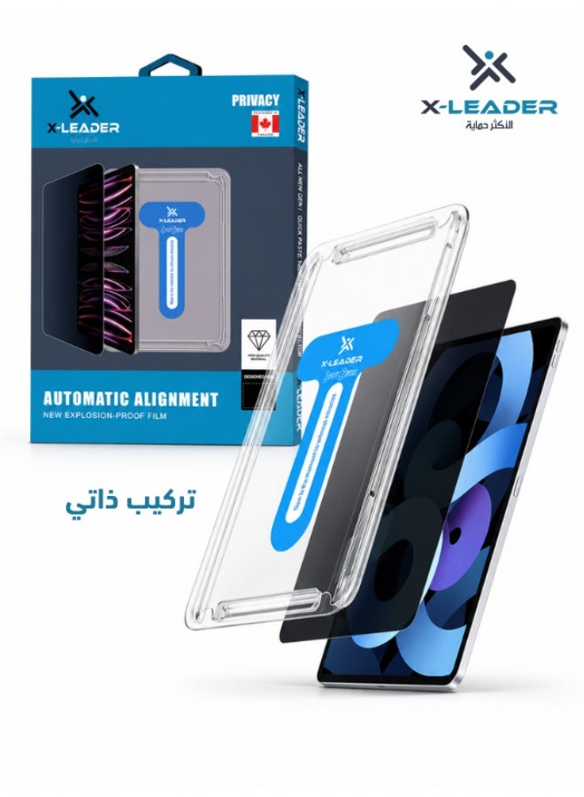 X-LEADER Privacy Screen Protection Sticker Compatible with iPad 11 Air 2024 Easy Installation Scratch Resistant - Image 1