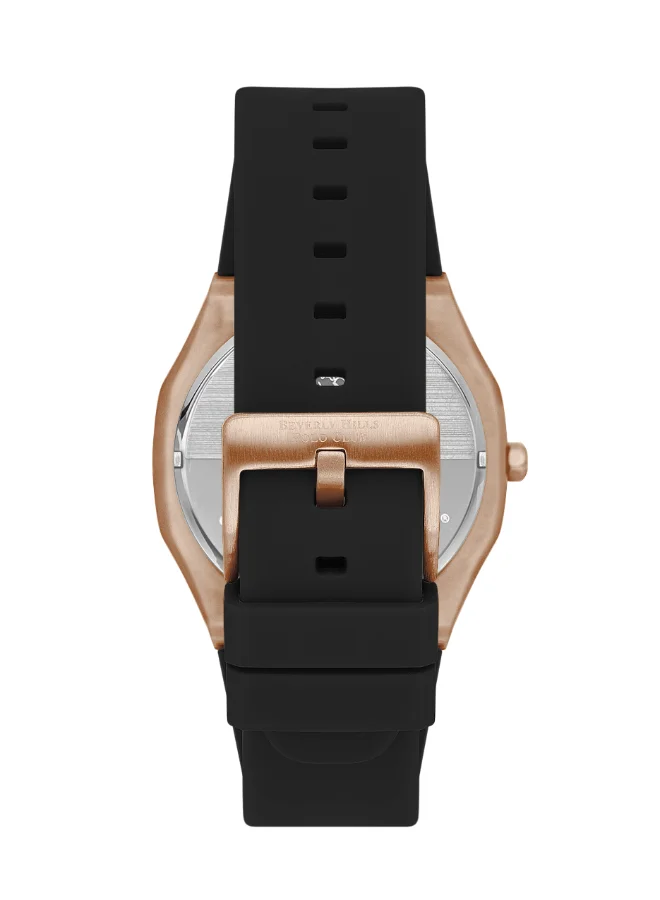 بيفرلي هيلز بولو كلوب Beverly Hills Polo Club Men 's Black Dial Automatic watch - BP3543X.451