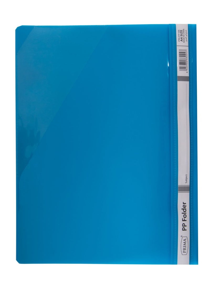 PRIMA - 12-Piece Clear File Folder A4 Light Blue - Image 1