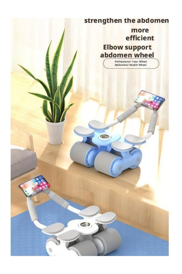 KIIUMI Abdominal Roller with Temporary Elbow Brace and Mobile Phone Holder, Abs Roller Wheel Core Exercise Equipment - Image 4
