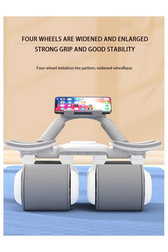 KIIUMI Abdominal Roller with Temporary Elbow Brace and Mobile Phone Holder, Abs Roller Wheel Core Exercise Equipment - Image 2