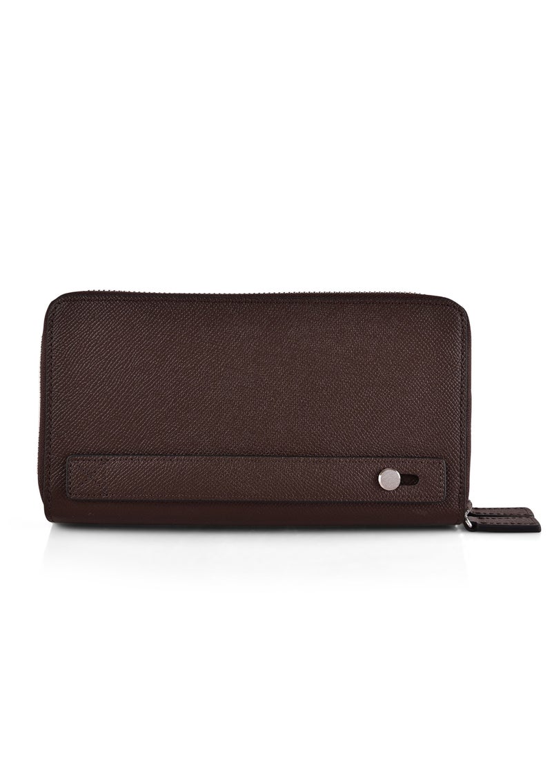 MAGELLAN - Wallet Double Zipper from Magellan,brown - Image 1