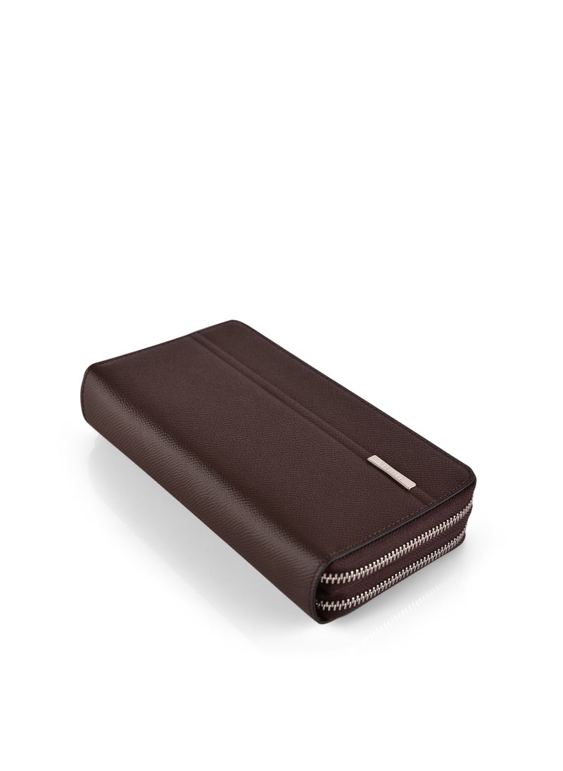 MAGELLAN - Wallet Double Zipper from Magellan,brown - Image 1