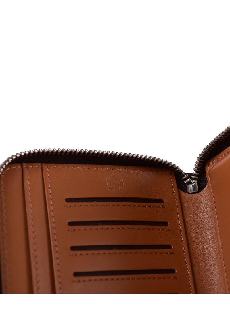 MAGELLAN - Wallet Double Zipper from Magellan,brown - Image 1