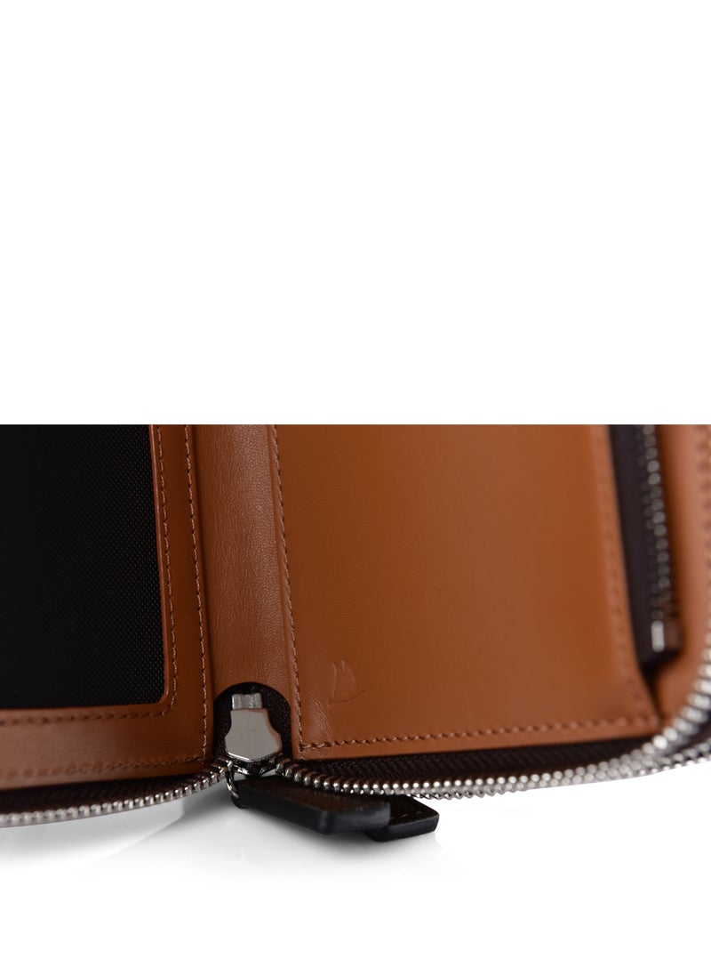 MAGELLAN - Wallet Double Zipper from Magellan,brown - Image 1