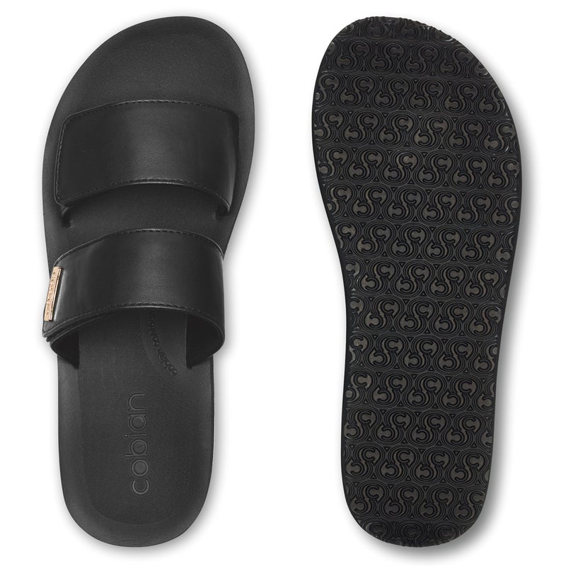 Cobian Dana Rise â€“ Womenâ€™s Adjustable Flatform Sandals â€“ Supportive Slip-On Sandals for Women With Arch Support, Black, 8 - Image 4