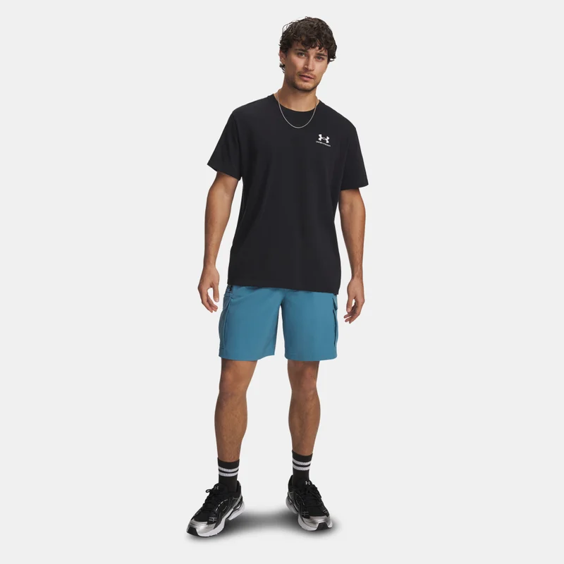 UNDER ARMOUR Blue Men's Vibe Woven Training Cargo Shorts for Men | Best Price UAE