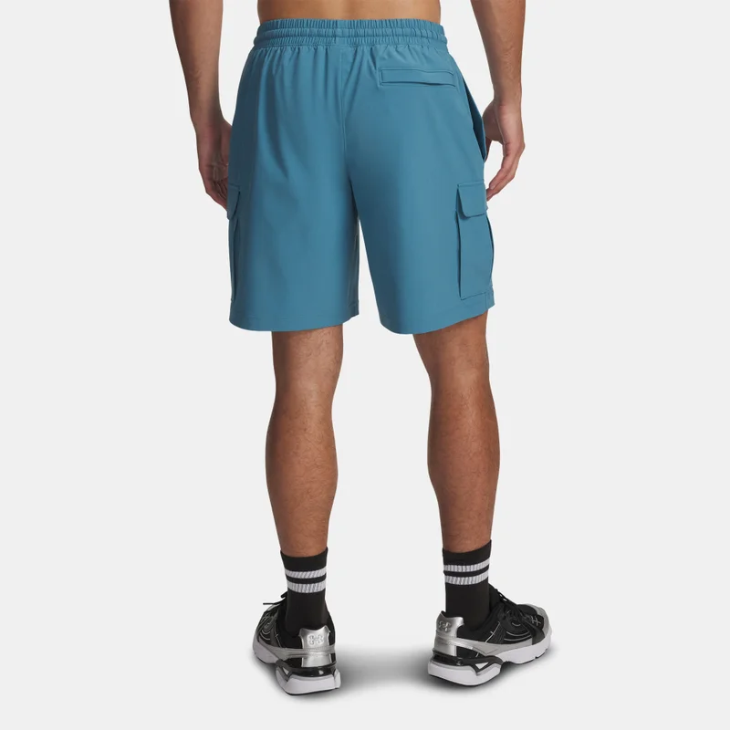 UNDER ARMOUR Blue Men's Vibe Woven Training Cargo Shorts for Men | Best Price UAE