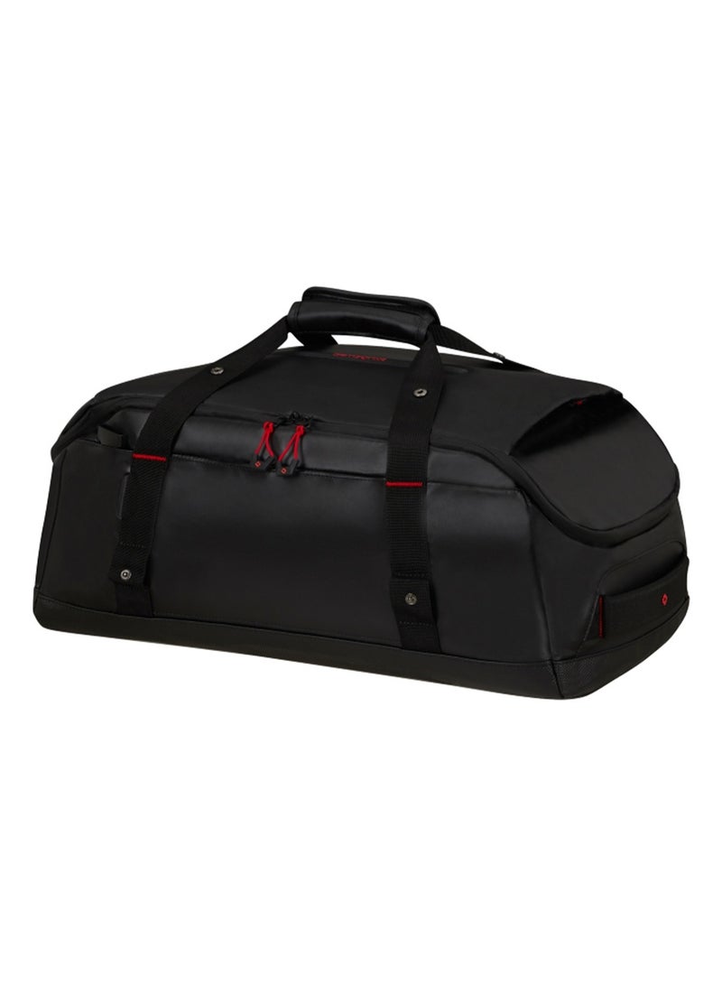 Samsonite Ecodiver Duffle Bag S Black|Reflective Pattern|Spacious Interior|Water Repellent Material|Recyclex Material Technology - 5 Years International Warranty - Image 1