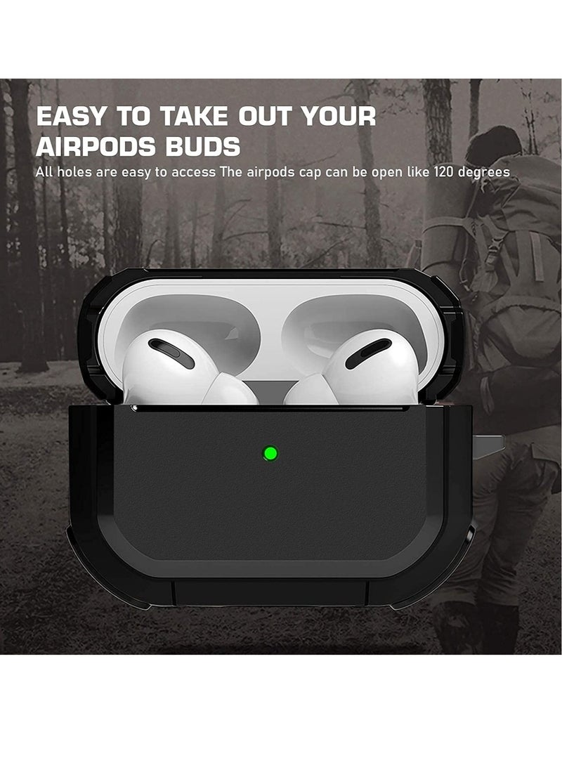 Gravity AirPods Pro Case Cover with Keychain Full Protective Shockproof Soft TPU Accessories Skin Compatible for Apple Airpods Pro Case for Women Men Girls Boys Front LED Visible - Image 4
